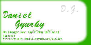 daniel gyurky business card